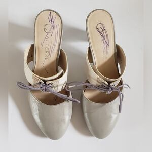 Alterre Interchangeable Women's Gray & Beige Heels Size 7